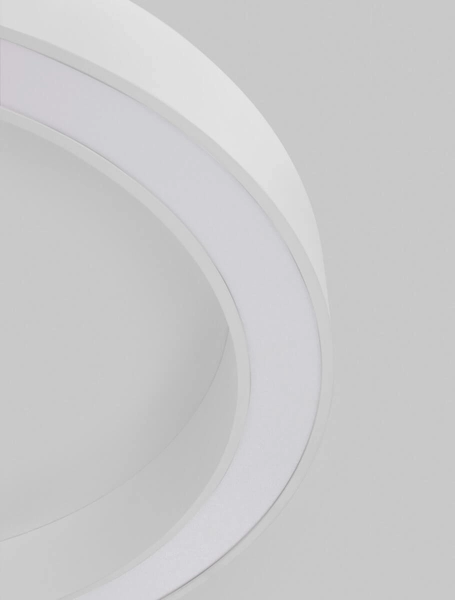 Minimalistyczna lampa sufitowa Claro LED 60W plafon biały