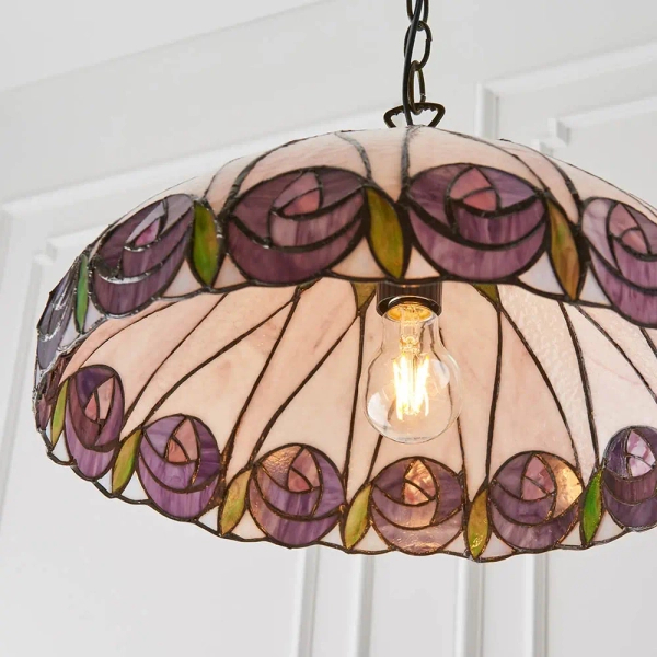 Wisząca lampa nad wyspę Hutchinson 64176 na łańcuchu kolorowa