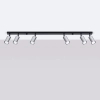 Sufitowa lampa na belce Winx SL.1372 Sollux metalowa chrom czarny