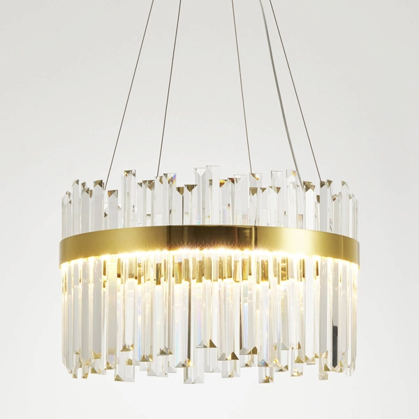 Lampa wisząca do jadalni ROYAL ST-1088-50 LED 52W 3000K kryształy złoty