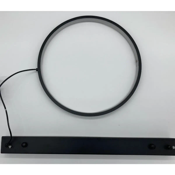 Wisząca lampa belka Orion MP0084-L90 Step LED 8W 3000K bańki szklane czarna