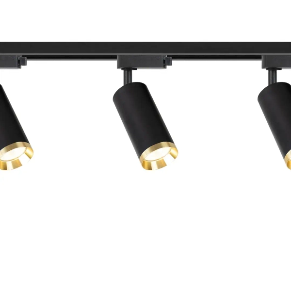 Jednofazowy zestaw szynowy Mica Track ML2104 z tubkami złoty czarny