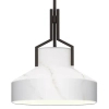 Nowoczesna wisząca lampa Brecken QZ-BRECKEN-2P-OZ-OPAL czarna biała