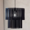 Lampa wisząca Viento 108581 Markslojd metalowe rurki modernistyczna czarna