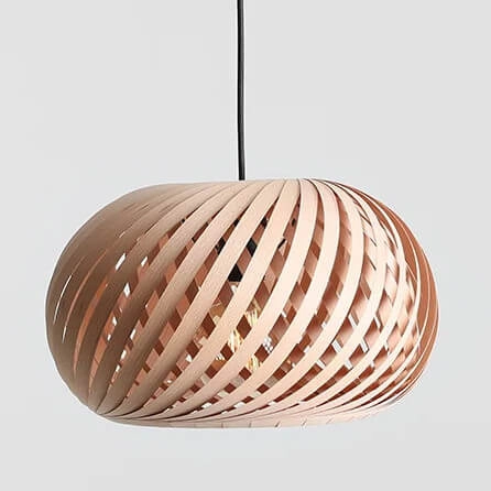 Wisząca lampa drewniana Nature 1123G_S Aldex ekologiczna naturalny