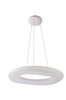 Wisząca lampa nowoczesna Donut LED 120W ściemnialna biała