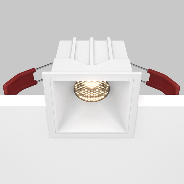 Sufitowa lampa Alfa DL043-01-10W3K-D-SQ-W LED 10W 3000K podtynkowa biały