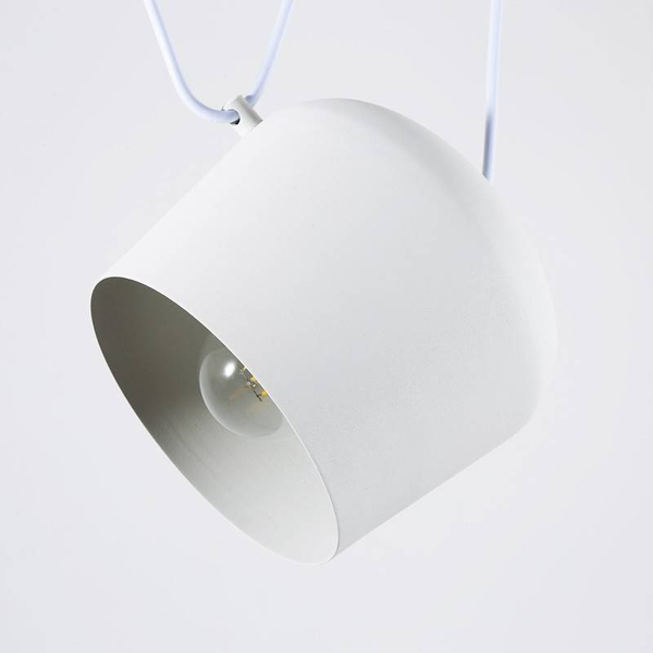 Lampa zwisająca Spider ABR-SHIL-E27-G Abruzzo pająk do jadalni biała