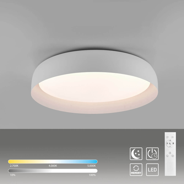 Sufitowa lampa Osko 14216-16 Just Light LED 36,5W 2700-5000K okrąg biała