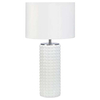 Stojąca LAMPA stołowa PROUD 107484 Markslojd nocna LAMPKA abażurowa biała