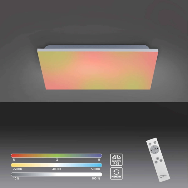 Lampa sufitowa YUKON 15620-16 LED 27W 2700-5000K+RGB prostokątna biała
