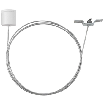 Zawiesie podwieszające do szyn 1-fazowych Tracer 3011 Zumaline biały