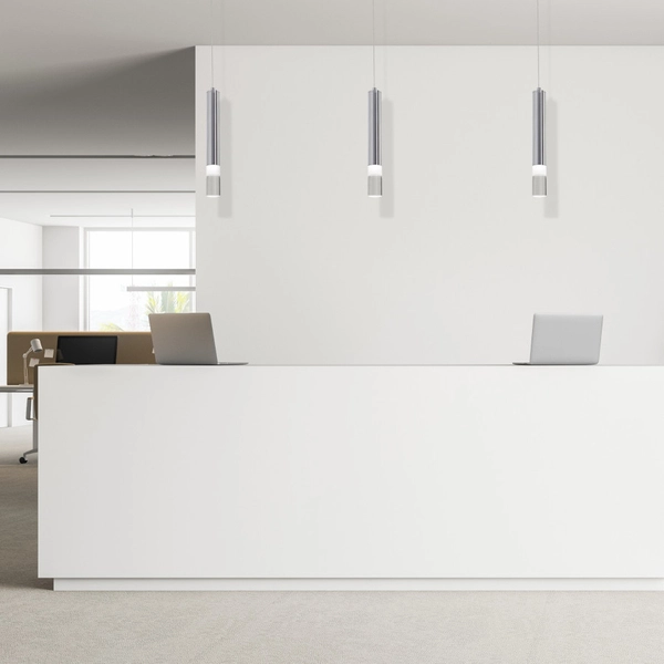 LAMPA wisząca ICE ML321 Milagro zwis OPRAWA tuba sopel LED 5W 4000K chrom