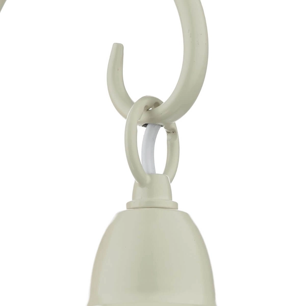 Kinkiet ścienny Blyton BLY0743 Dar Lighting retro drewniany kremowy