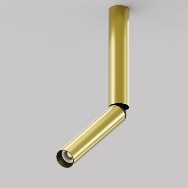 Obrotowa lampa sufitowa Focus T C142CL-6W3K-BS LED 6W 3000K mosiądz