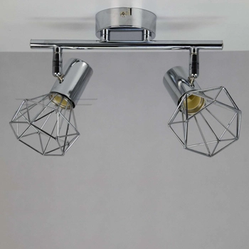 Plafon LAMPA sufitowa XARA 54802-2 Globo druciana OPRAWA ścienna KINKIET regulowany drut chrom