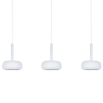 Wisząca lampa do jadalni Otto 3 41388 regulowana na belce biały