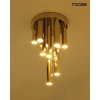 Sufitowa lampa ORGANO złota MSE1501100596 8xLED 80W 3000K dekoracyjna