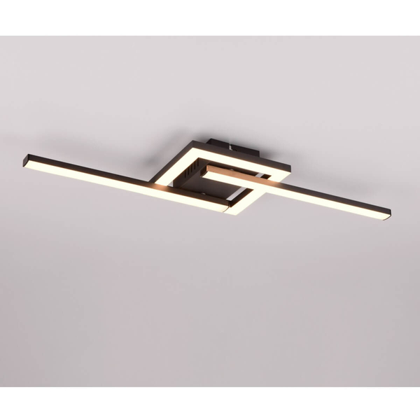 Sufitowa lampa ledowa Viale R67303132 17W 3000K czarna