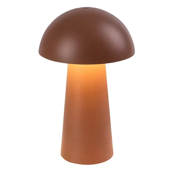 Dekoracyjna lampka stołowa grzyb Mireo 76039 LED 1,5W 3000K P44 brązowy