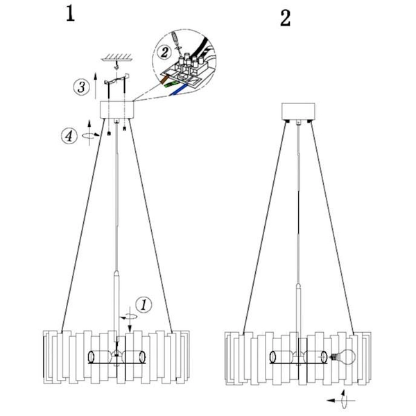 LAMPA wisząca LEVEL 107925 Markslojd metalowa OPRAWA modernistyczny ZWIS rurki czarne