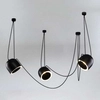 LAMPA wisząca DOBO 9037 Shilo modernistyczna OPRAWA metalowy zwis czarny