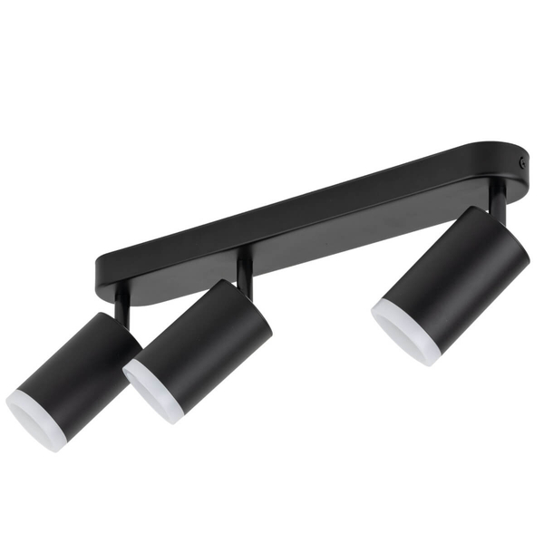 Sufitowa lampa do jadalni Jet 6914 tuby regulowana metalowa czarna