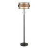 Lampa podłogowa Laguna QZ-LAGUNA-FL-A Quoizel klosz miedziany