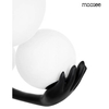 Lampa podłogowa Human MSE010100326 Moosee człowiek do salonu biała czarna