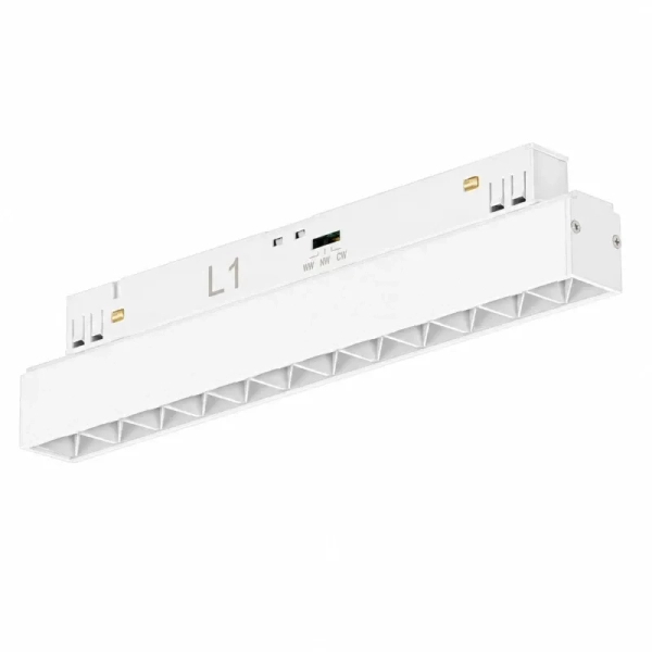 Dwufazowa lampa szynowa ALFA biała AZ6502 LED 14W 2900-7440K listwa