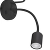 Podwójny kinkiet do czytania tkaninowy Maja 6449 TK Lighting czarny biały