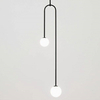 Lampa wisząca Low MSE010100261 szklane kule białe czarne