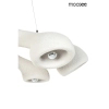 Wisząca lampa do jadalni NIDO biała MSE1501100451 7xE27 nad stół