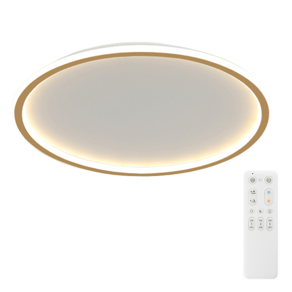 Sufitowa lampa MD1803-R50-Y-G Abigali plafon LED 36W 3000-5000K złoty