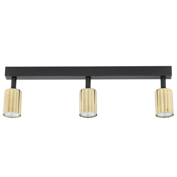 Regulowana lampa natynkowa Top 5968 sople punktowa czarna złota