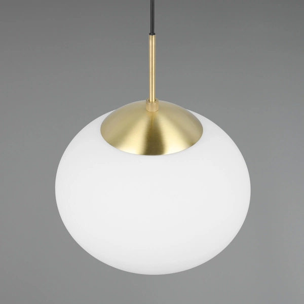 Lampa wisząca nad wyspę FOMENTO 363100108 Trio zwis bańka biały złoty