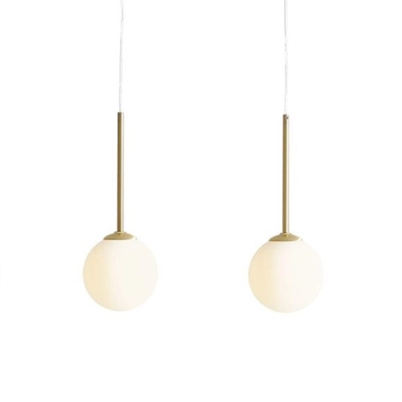 Kuchenna lampa wisząca Bosso 1087E_40 Aldex kulke szklane złota