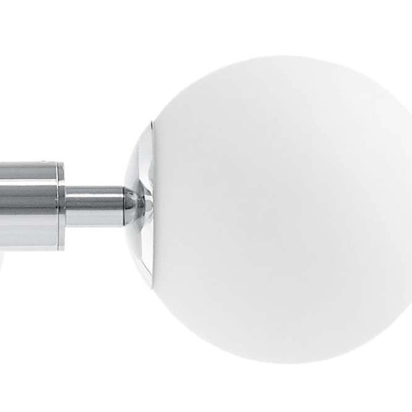 Wisząca LAMPA modernistyczna CUMULUS 10751143 Kaspa metalowa OPRAWA szklane kule balls ZWIS molekuły chrom białe