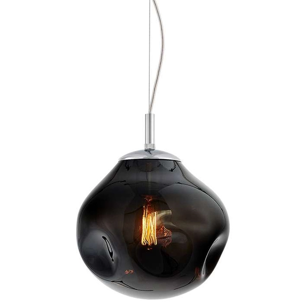 LAMPA wisząca AVIA L 10423108 Kaspa szklana OPRAWA zwis grafitowy