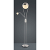 Okrągła lampa stojąca Chris 478310206 LED 22W+3,8W 3000K srebrna