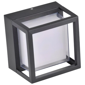 Zewnętrzny kinkiet Kansas 319869 LED 12W 4000K ramka czarny