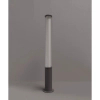 Antracytowy słupek ogrodowy GARDENIA F0065 1xLED 25W 3000K IP65 na taras