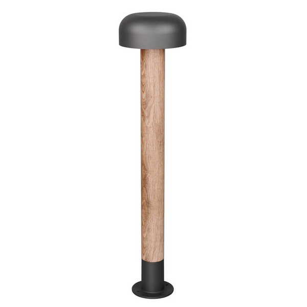 Ogrodowy słupek grzybek FRASER 462560135 metalowy IP54 szary