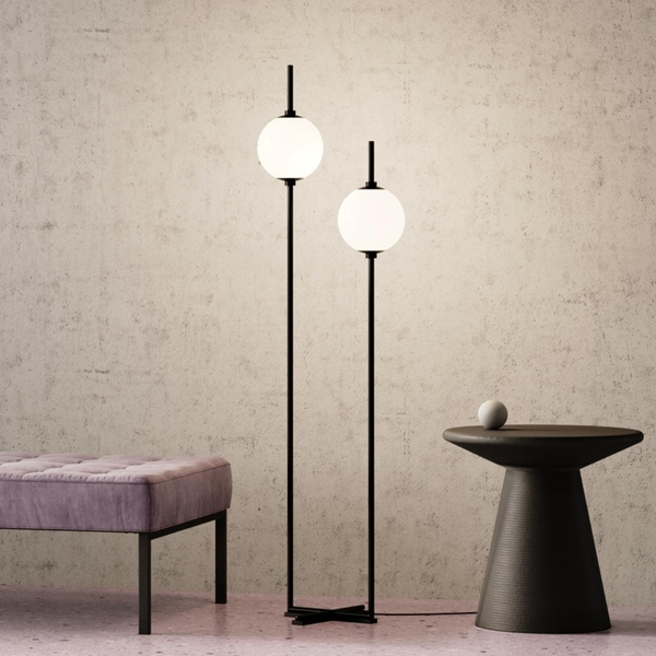 Stojąca lampa The Sixth Sence Z020FL-L12BK Maytoni LED 12W 3000K kule czarna