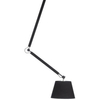 Czarna lampa wisząca Zyta AZ1847+AZ2600 Azzardo nowoczesny zwis do jadalni