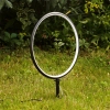 Pierścieniowa wbijana lampa ogrodowa Rings EKO2360 LED 3W 3000K IP54 czarny