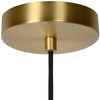LAMPA wisząca MALOTO 45386/30/33 Lucide loftowa OPRAWA szklany zwis zielony mosiądz