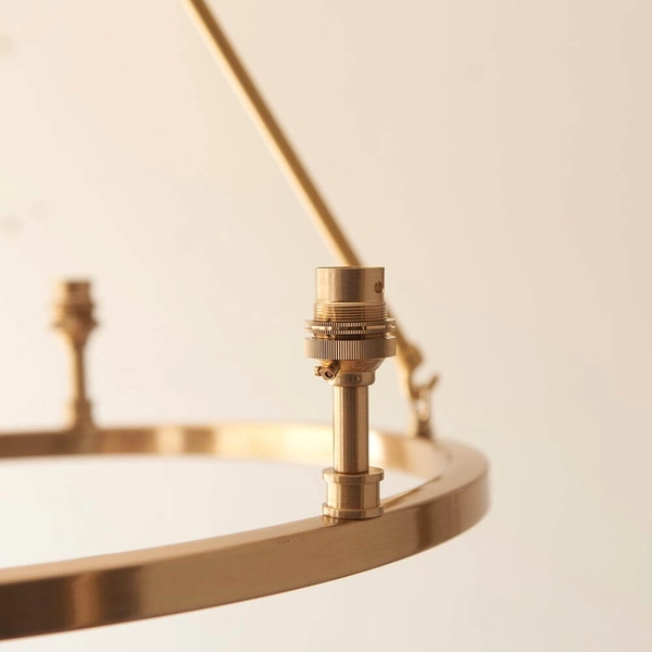 Lampa wisząca na łańcuchu Chester 111203 retro mosiądz