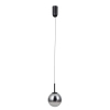 Kulista lampa wisząca Velada PND-34381-1-BK LED 5W 3000K czarny przydymiony