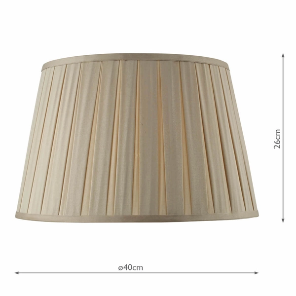 Klosz plisowany do lampy Degas DEG1629 Dar Lighting do jadallni beżowy